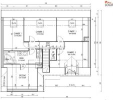 Plan de l'étage de la maison