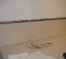 Mise en place de la cr&eacute;dence