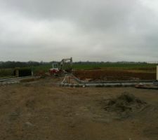 Mardi 28 F&eacute;vrier 2012 : La demande de permis de construire vient d'&ecirc;tre d&eacute;pos&eacute;e &agrave; la Mairie et les travaux de lotissement battent leur plein !