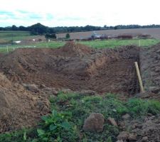 Mardi 11 Septembre 2012 : D&eacute;but de chantier pour les fondations !