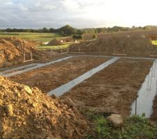 Jeudi 13 Septembre 2012 : Les fondations sont coul&eacute;es !