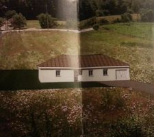 Implantation paysagere de la maison sur le terrain