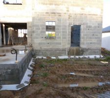 Mise en place du drain