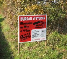 Panneau de construction mit sur le terrain !!!