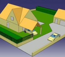 IMPLANTATION MAISON 3D