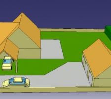 IMPLANTATION MAISON 3D