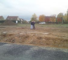 Notre terrain... en cours!