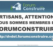 Affiché sur le terrain !