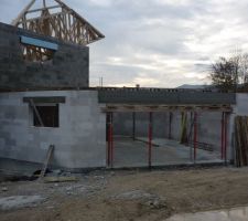 Le garage vu d'exterieur