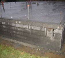 Plancher de la partie habitation