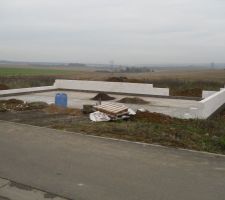 élevation des murs en béton cellulaire