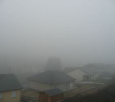 Temps très brumeux en cette matinée