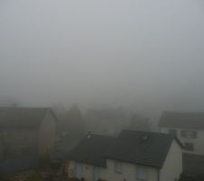 Temps très brumeux en cette matinée