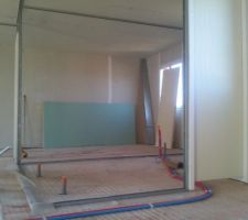 Salle de bain au premier plan