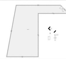 Voila le plan d'un terrain pour laquelle nous avons fait une pr&eacute;s-r&eacute;servation situ&eacute;e dans un lotissement de 22 parcelle
