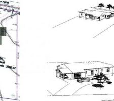 Implantation et vue perspective