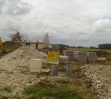 Les fondations sont coulées