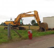 D&eacute;but des travaux d am&eacute;nagement du lotissement..