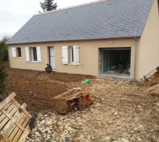 Terrassement en cours