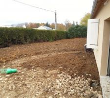 Terrassement en cours