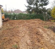 Terrassement en cours