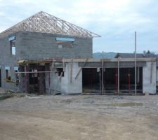 La charpente est apparue