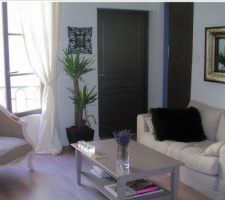 Peinture des portes dans l'entrée