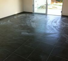 Carrelage 45*45 salon-s&eacute;jour