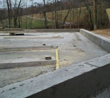 Dalle sup&eacute;rieure du garage