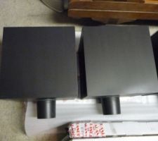 Boites à eau Zinc Noir.