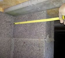 Mur de renfort dans vide sanitaire à contourner (30cm)