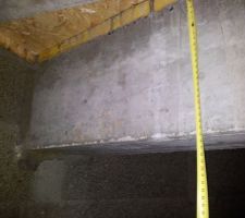 Hauteur de poutre béton armé plancher : 25cm