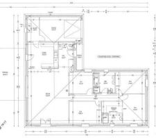 Les plans définitifs de la maison après mise au point