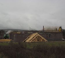 La charpente au pied du mur