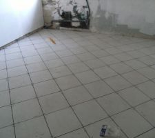 Bon le carrelage c'est mieux comme ca aussi