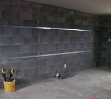 27 nov : rail sur les murs pour optima