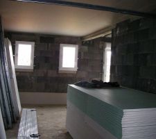 26 nov : livraison isolant et placo