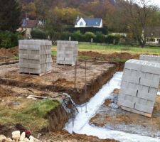 19 novembre 2012 les fondations sont coul&eacute;es !!!