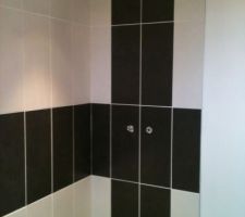 La faïence dans la douche