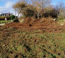 Vue du terrain direction nord