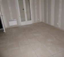 Plinthes carrelage du salon