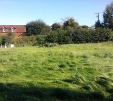 Voici notre terrain : 1347m2 &agrave; la campagne.