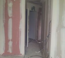Dégagement vue du salon