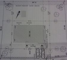 Implantation de la maison sur le terrain