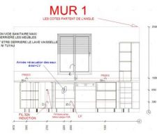 Plan 2D de la cuisine