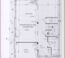 Plans permis du RDC.