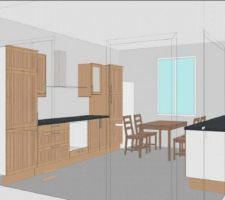 Plan de la cuisine (test avec logiciel IKEA)