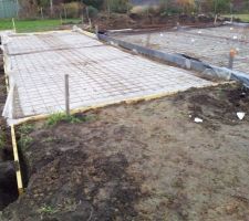 Vue futur terrasse