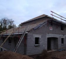 Charpente presque fini bientot les tuiles...
