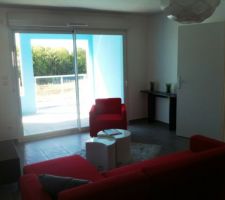 Appartement témoin. le séjour